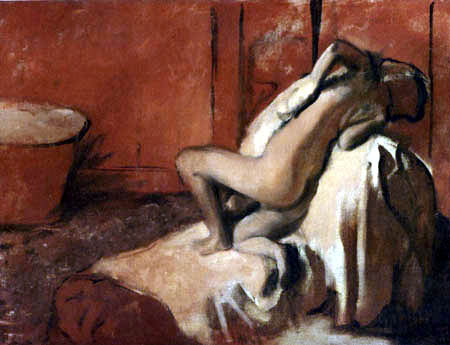 Edgar (Hilaire Germain) Degas (de Gas) - Apres le bain