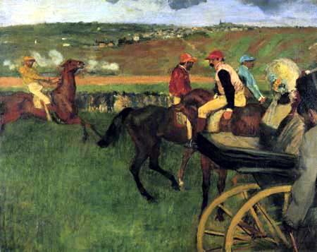 Edgar (Hilaire Germain) Degas (de Gas) - Auf dem Rennplatz