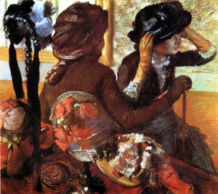 Edgar (Hilaire Germain) Degas (de Gas) - En el sombrerero