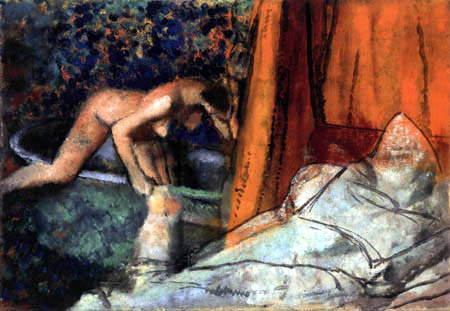 Edgar (Hilaire Germain) Degas (de Gas) - Bathing Women