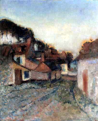 Edgar (Hilaire Germain) Degas (de Gas) - Dorfstrasse, Saint-Valéry-sur-Somme