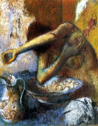 Edgar (Hilaire Germain) Degas (de Gas) - Woman at Toilette