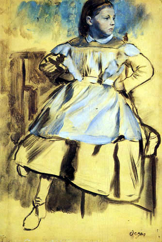 Edgar (Hilaire Germain) Degas (de Gas) - Giulia Bellelli