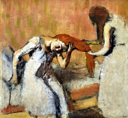 Edgar (Hilaire Germain) Degas (de Gas) - Beim Frisieren