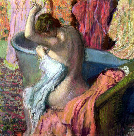 Edgar (Hilaire Germain) Degas (de Gas) - La sortie du bain