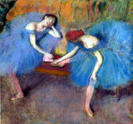Edgar (Hilaire Germain) Degas (de Gas) - Deux danseuses au repos