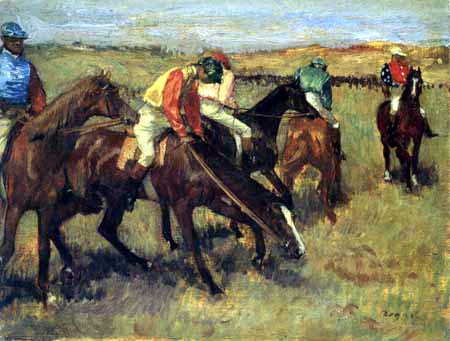 Edgar (Hilaire Germain) Degas (de Gas) - Vor dem Rennen