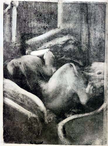 Edgar (Hilaire Germain) Degas (de Gas) - Desnuda