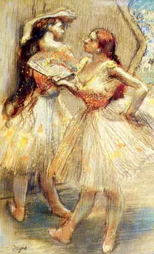 Edgar (Hilaire Germain) Degas (de Gas) - Zwei Tänzerinnen