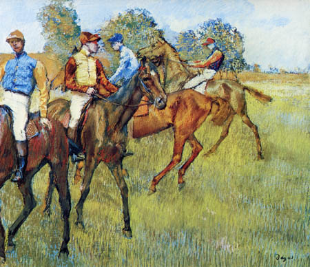 Edgar (Hilaire Germain) Degas (de Gas) - Rennpferde