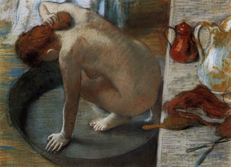 Edgar (Hilaire Germain) Degas (de Gas) - La bañera