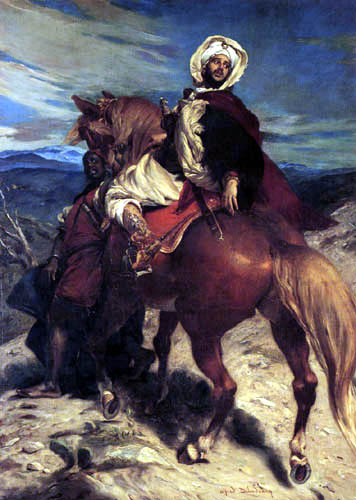Alfred Dehodencq - King Boabdil, Parting from Granada