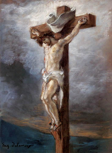 Eugene Delacroix - Christus am Kreuz