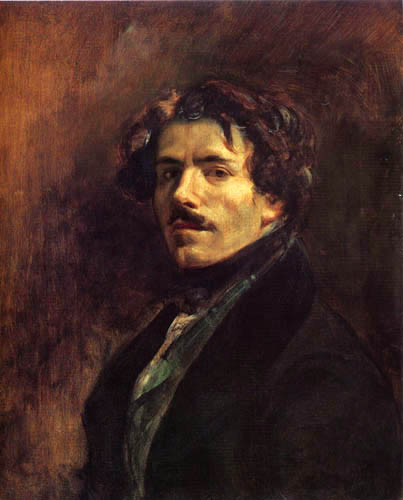 Eugene Delacroix - Selbstbildnis