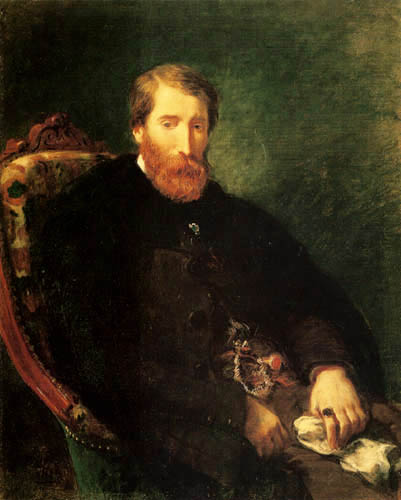 Eugene Delacroix - Portrait of Alfred Bruyas