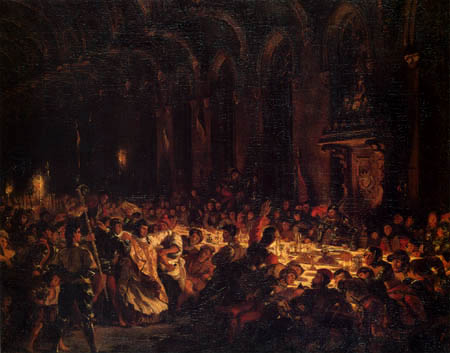 Eugene Delacroix - Le meurtre de