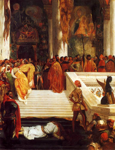 Eugene Delacroix - L'exécution du Doge Marino Faliero