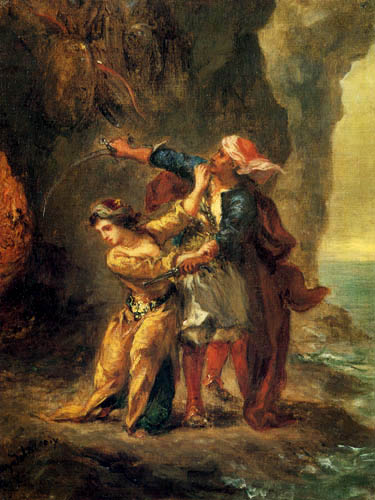 Eugene Delacroix - Selim and Suleika