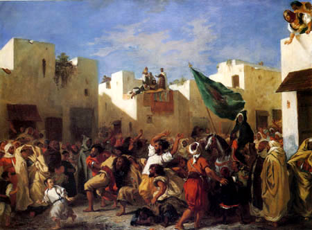 Eugene Delacroix - Fanatics of Tangier