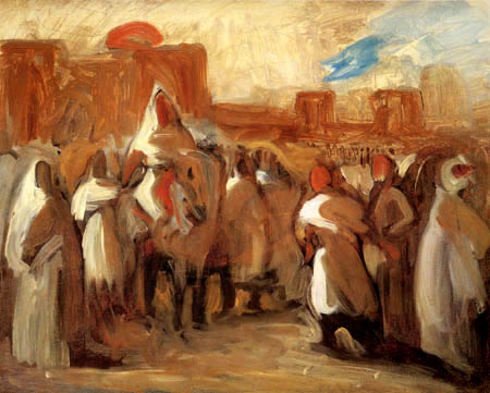Eugene Delacroix - Le Sultan du Maroc et le Comte Mornay