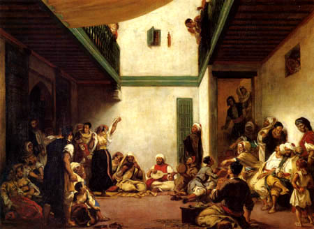 Eugene Delacroix - La Noce juive au Maroc