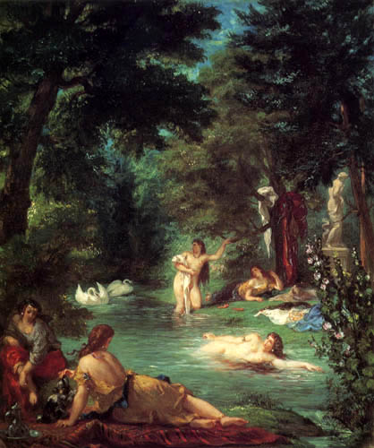 Eugene Delacroix - Baigneurs femmes turques