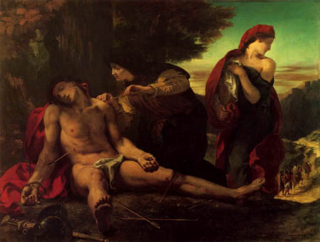 Eugene Delacroix - Der heilige Sebastian