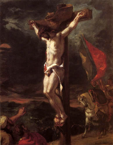 Eugene Delacroix - La crucifixion