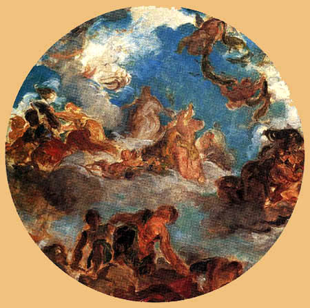 Eugene Delacroix - La Paz viene en la Tierra