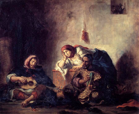 Eugene Delacroix - Jüdische Musikanten aus Mogador