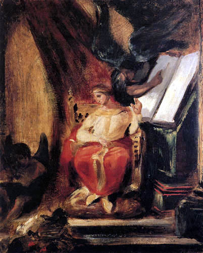 Eugene Delacroix - Empereur Justinian