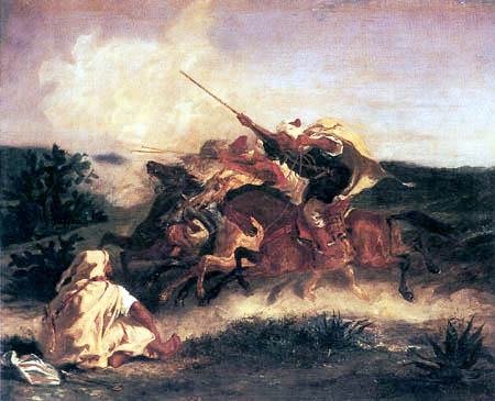 Eugene Delacroix - Fantasia arabe