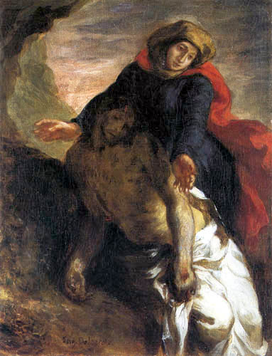 Eugene Delacroix - Pietà