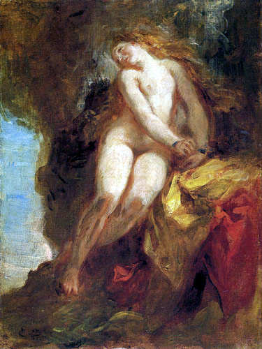 Eugene Delacroix - Andromeda