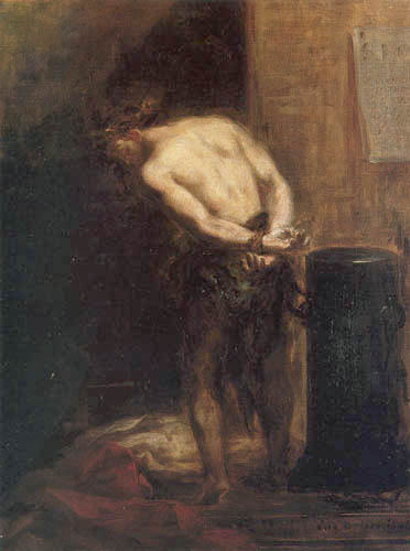 Eugene Delacroix - Christus an der Geißelsäule