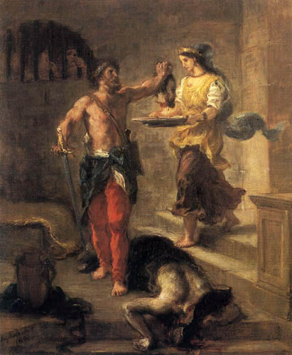 Eugene Delacroix - La décapitation de Jean le Baptiste