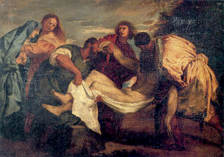 Eugene Delacroix - La Mise au tombeau
