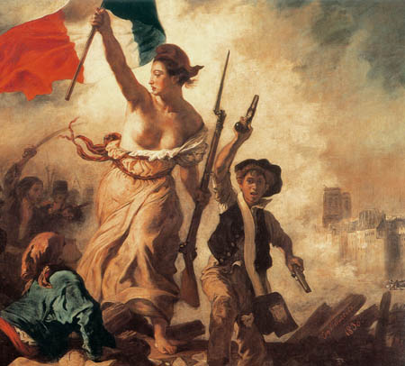 Eugene Delacroix - La Liberté guidant le peuple, Détail