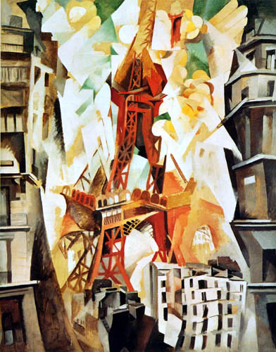 Robert Delaunay - Champs de Mars, La torre roja