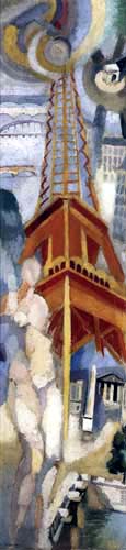 Robert Delaunay - Die Stadt Paris, die Frau und der Turm