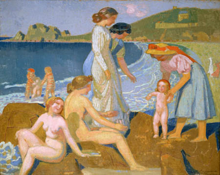 Maurice Denis - Female bathers at Perros-Guirec