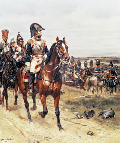 Jean-Baptiste-Édouard Detaille - Portrait of a Spanish General in Battle