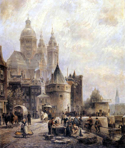 Cornelis Christiaan Dommershuizen - La iglesia católica en Amsterdam