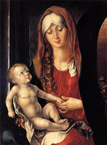 Albrecht Dürer - La Madone avec l'enfant