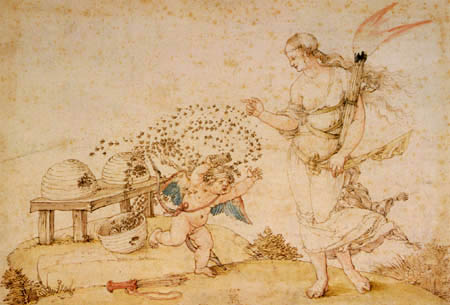 Albrecht Dürer - Cupidon comme un voleur de miel