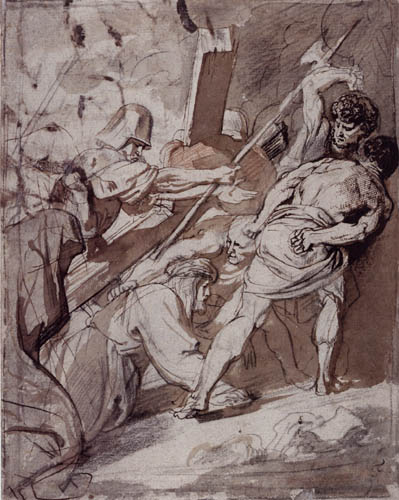 Sir  Anthonis van Dyck - Cruciferous Christ, Study