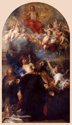 Sir  Anthonis van Dyck - Saint Augustine