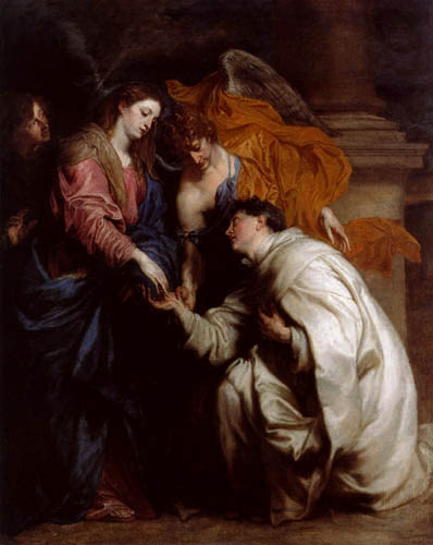 Sir  Anthonis van Dyck - The vision of the St. Hermann Joseph