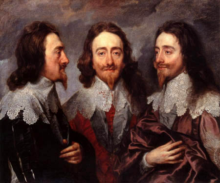 Sir  Anthonis van Dyck - Karl I. in drei Ansichten