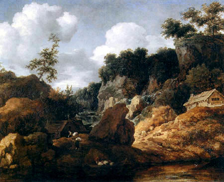 Allart van Everdingen - River landscape